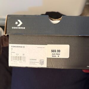Converse Black and White Logo Shoe Box